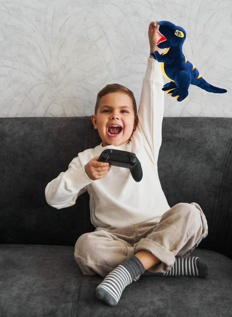 MAGIC VAULT Dinosaur Plush Toy, T-Rex Stuffed Animal Pillow, 47cm Soft Dinosaur Plush Cushion, Cute Plush Toys for Baby Kids, Dinosaur Plushie Gift for Boys Girls, Cuddly T-Rex Pillow for Room Decor - Image 4