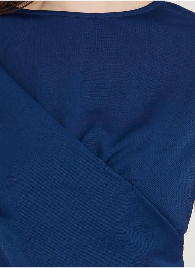ستايلي Draped Knit Dress