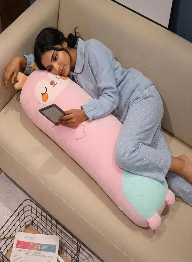 TechMax Solution Cute Panda Plush Long Body Pillow Bed Bolster Cushion - Image 5