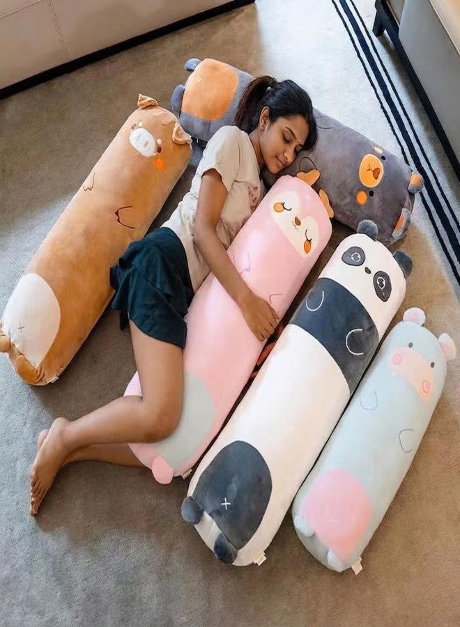 TechMax Solution Cute Panda Plush Long Body Pillow Bed Bolster Cushion - Image 4