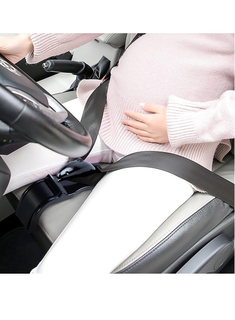 ميكسد منظم حزام الأمان للسيارة أثناء الحمل، مشبك حزام الأمان - حزام مقعد السيارة للنساء الحوامل لحماية الجنين - منع ضغط البطن - ضروري للأمومة - Image 5