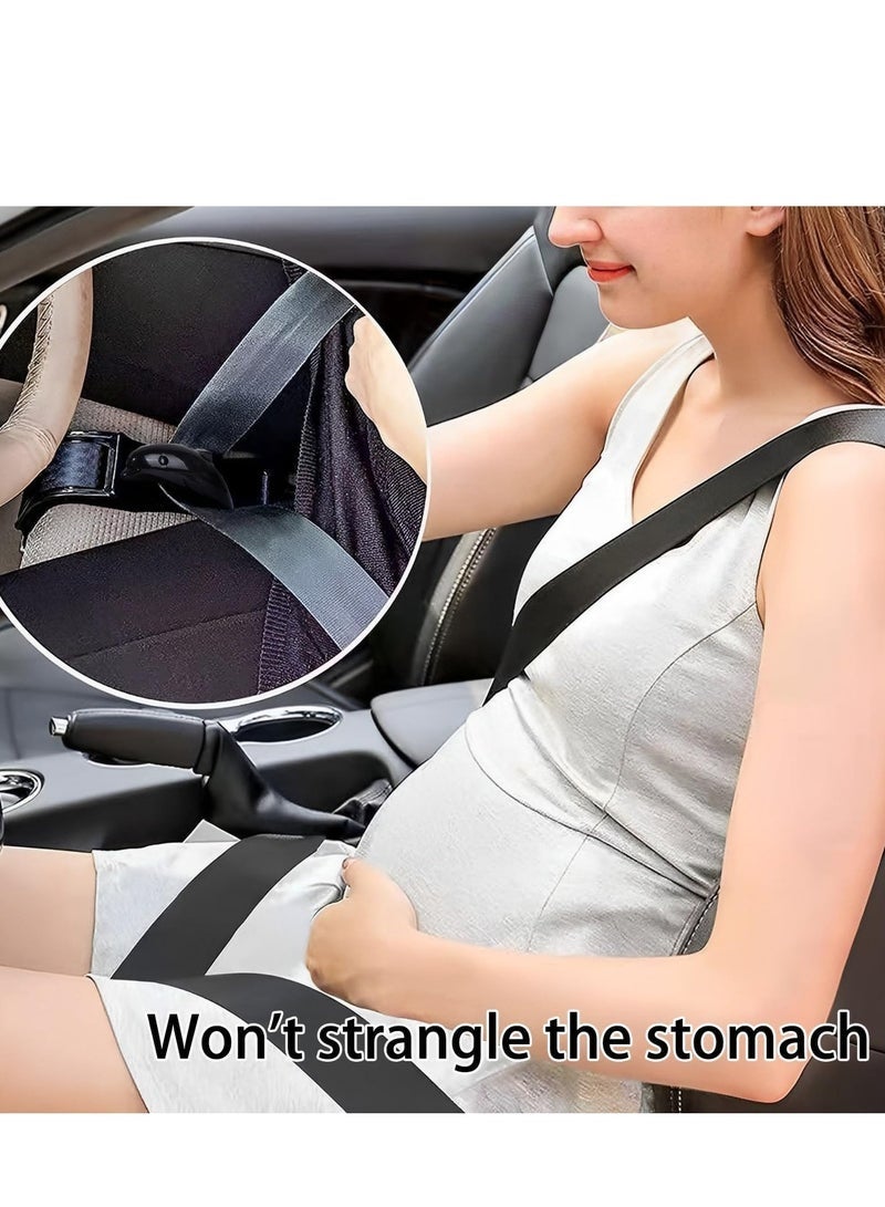 ميكسد منظم حزام الأمان للسيارة أثناء الحمل، مشبك حزام الأمان - حزام مقعد السيارة للنساء الحوامل لحماية الجنين - منع ضغط البطن - ضروري للأمومة - Image 1