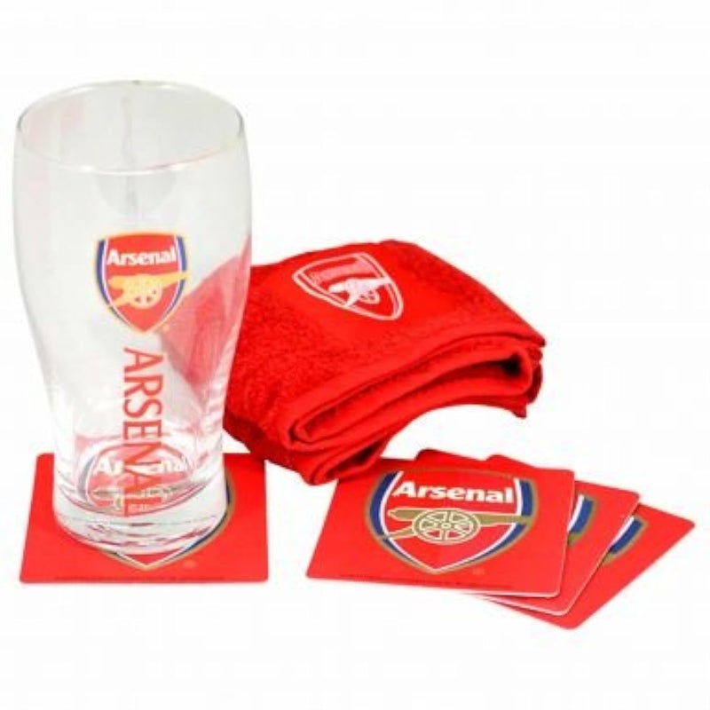 Arsenal Arsenal FC Pint Glass Mini Bar Set 