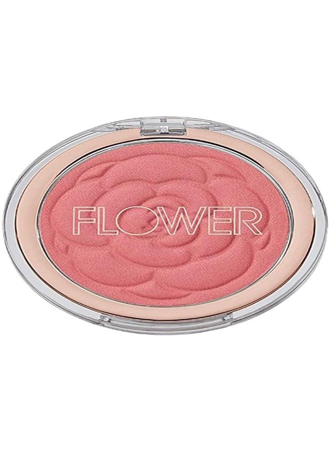 Flower Beauty Flower Pots Powder Blush - Smooth & Silky, Skin Tone Enhancing, Soft Satin Finish Makeup (Warm Hibiscus)