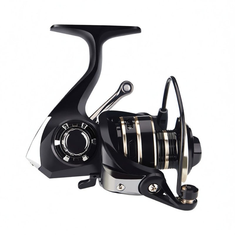 DEUKIO Mini Spinning Reel Ac4000 Super Compact Design Spinning Reel - High Strength Metal Interchangeable Handle Fishing Reel for Freshwater Saltwater Fishing - Image 3