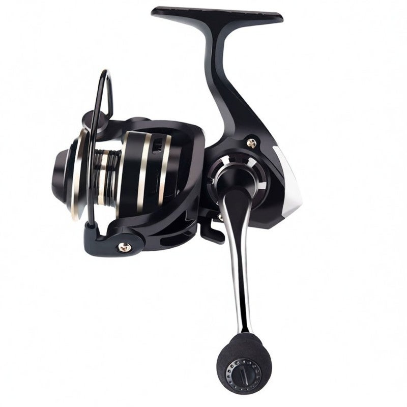 DEUKIO Mini Spinning Reel Ac4000 Super Compact Design Spinning Reel - High Strength Metal Interchangeable Handle Fishing Reel for Freshwater Saltwater Fishing - Image 4