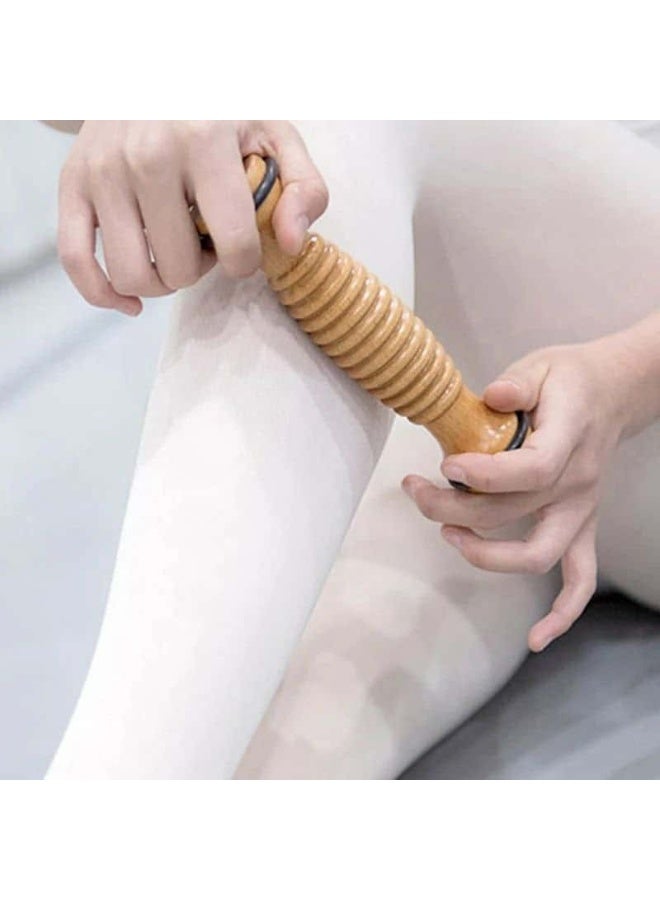 Wooden Foot and Body Massager Stick Foot and Full Body Massager Multi-Purpose Handheld Portable Leg Back Neck Shoulder Foot Pain Relief Tools - Image 4