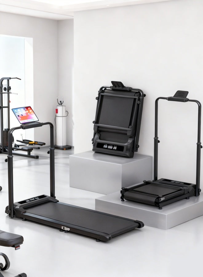 الحلم جهاز المشي القابل للطي مع نظام امتصاص الصدمات AI Air-Cushion، وميل قابل للتعديل، ومنصة جري بعرض 500 مم | صغير الحجم مناسب للاستخدام في المنزل والمكتب واللياقة البدنية في الأماكن المغلقة | مثالي للمشاة وموظفي المكاتب وممارسي الرياضة في المنزل - Image 2