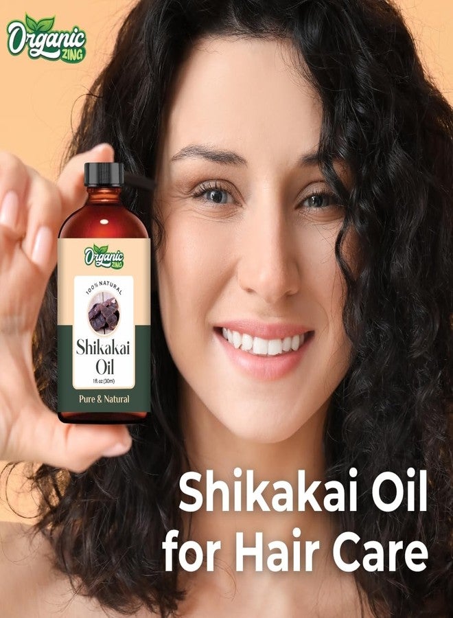 Organic Zing Shikakai (Acacia concinna) Oil | Pure & Natural Essential Oil for Haircare & Massage- 30ml/1.01fl oz - Image 4