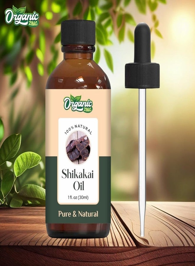Organic Zing Shikakai (Acacia concinna) Oil | Pure & Natural Essential Oil for Haircare & Massage- 30ml/1.01fl oz - Image 3