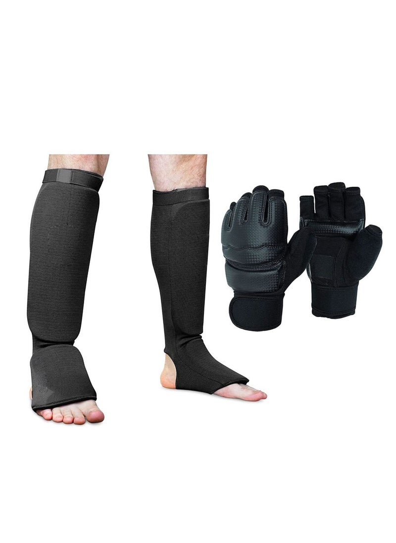 Generic - Boxing karate guards with instep guards - Image 1