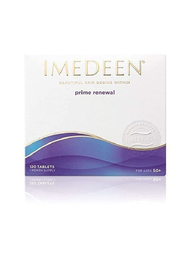 Imedeen - Imedeen Prime Renewal Beauty & Skin Supplement, contains Vitamin C and Zinc, 120 Tablets, Age 50+ - Image 1