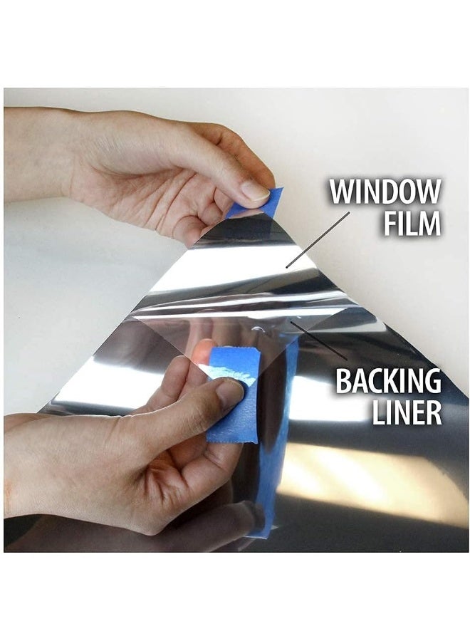 BDF EXS35 Exterior Window Film High Heat Rejection Silver 35 Medium  24in X 14ft - Image 5