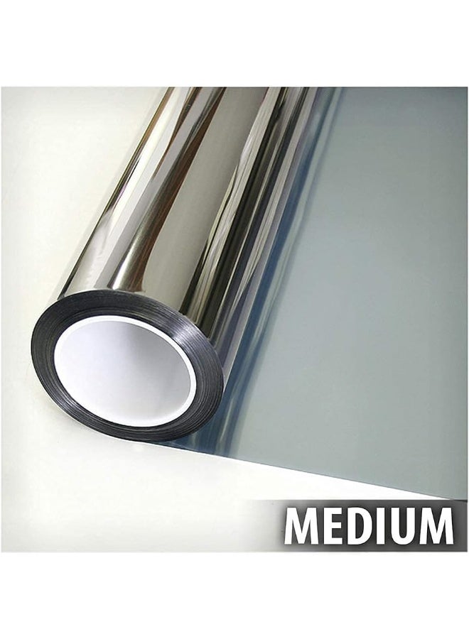 BDF EXS35 Exterior Window Film High Heat Rejection Silver 35 Medium  24in X 14ft - Image 3