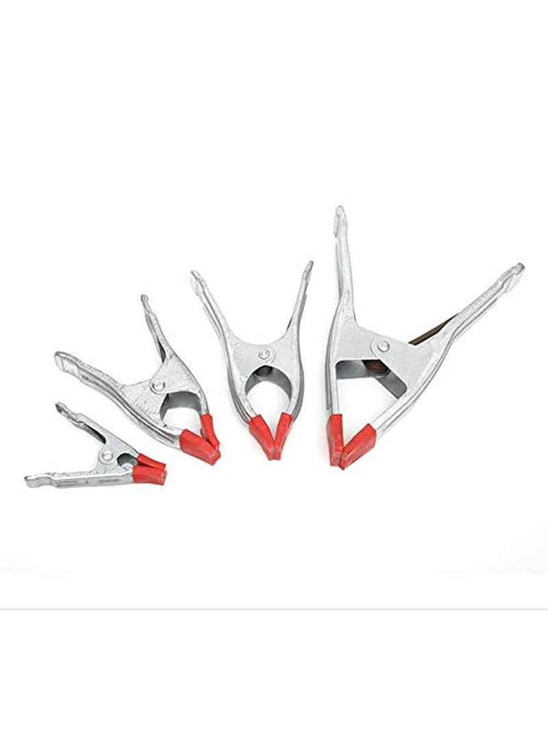DIY Crafts DIY Crafts CTDIYHI53892 4 Piece 4679 inch Metal Spring Clamps Rubberized Handles Strengthened Stainless Steel Made for Woodworking Camping  - Image 3