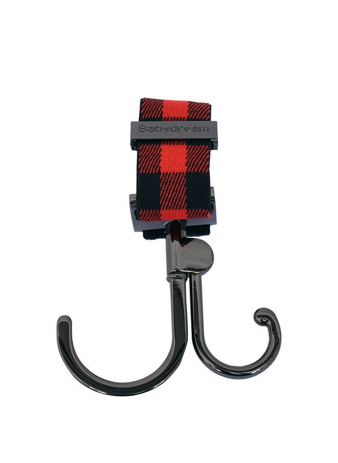 BabyDream Babydream stroller Shopping Hook-Black and red  - Image 1