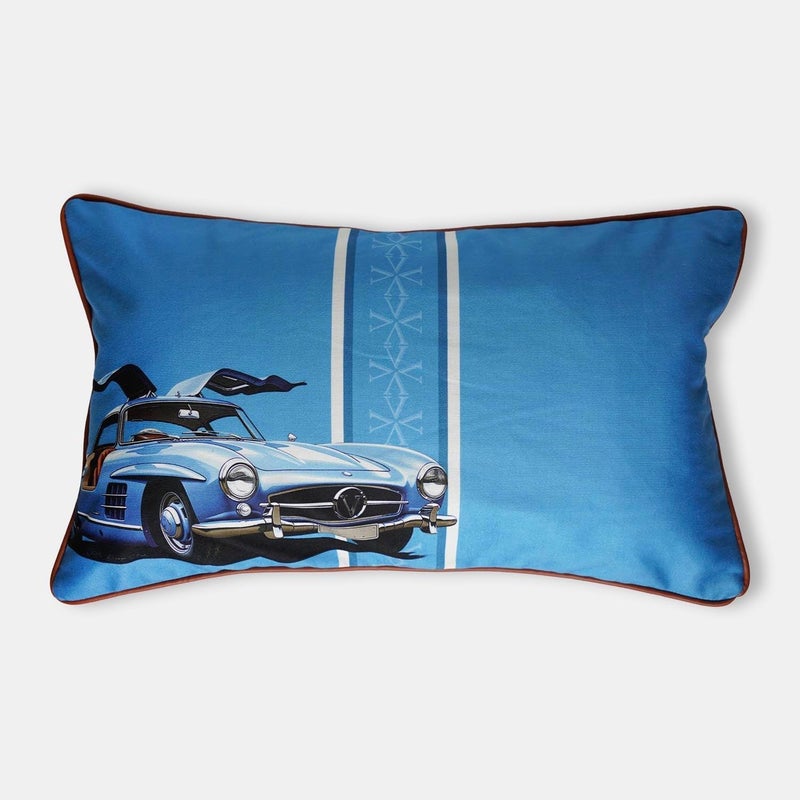 VITELLI DESIGN STUDIO Classic Cars 50s Rectangular Decorative Pillow - Image 2