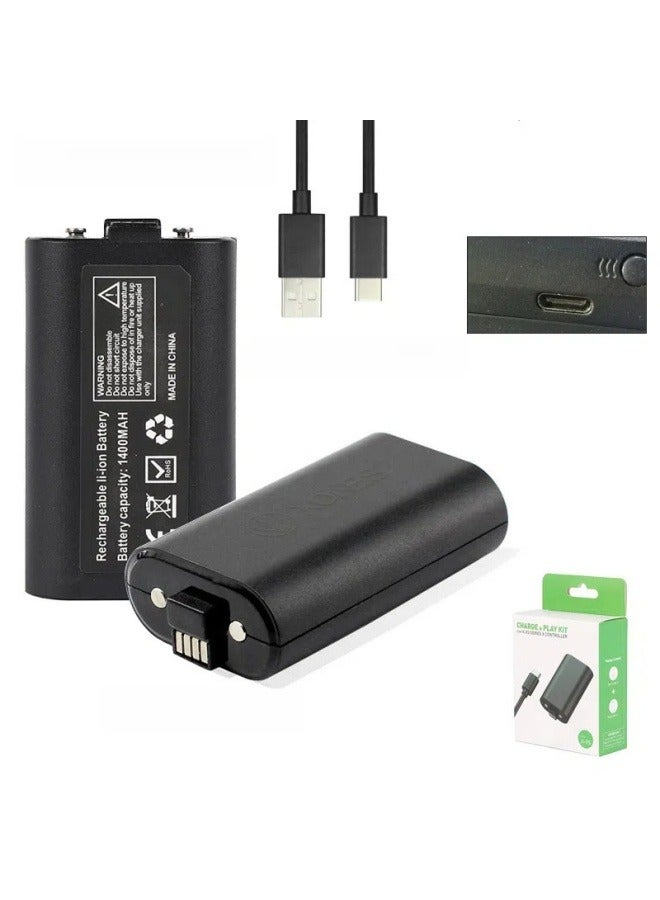 Suitable for XS game console handle with built-in 1400mah capacity battery - Image 1