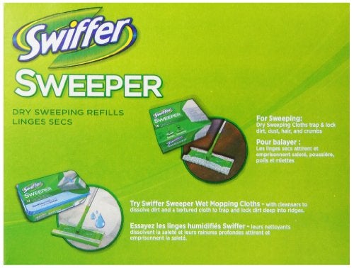 Swiffer Sweeper Dry Sweeping Cloths Mop and Broom Floor Cleaner Refills Febreze Lavender Vanilla and Comfort Scent 16 Count - Image 5