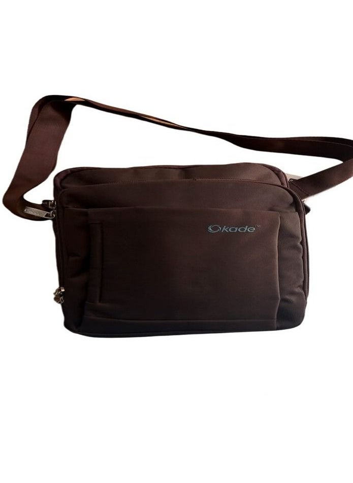 Okade - Okade Unisex T15 Cross Bag Brown - Image 1