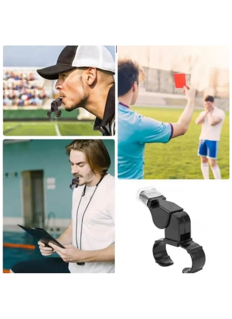 Fox 40 Classic Finger Grip Referee Whistle With Cushioned Mouth Grip For Sport, Black  - Image 4
