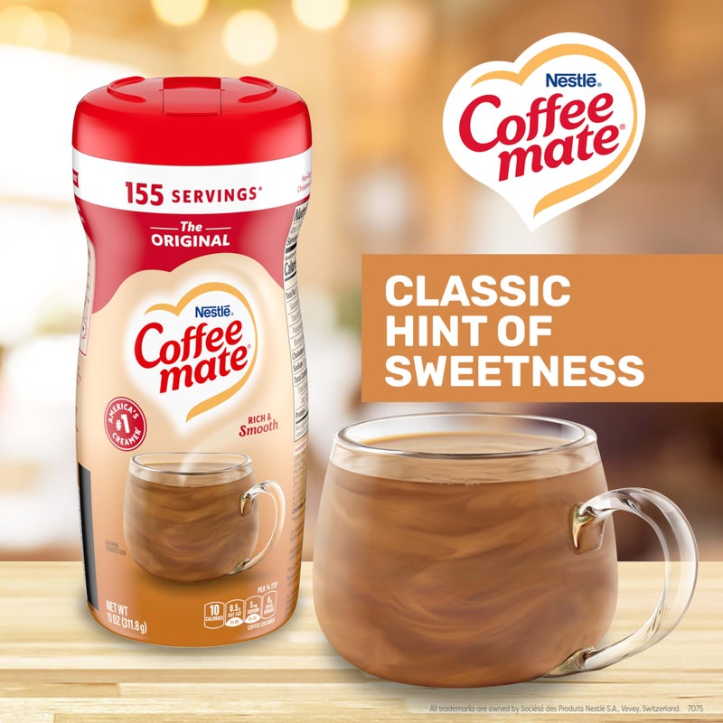 Coffee Mate Nestle Coffee mate Coffee Creamer, Original, Powder Creamer, 11 oz Canister (Pack of 12) - Image 2