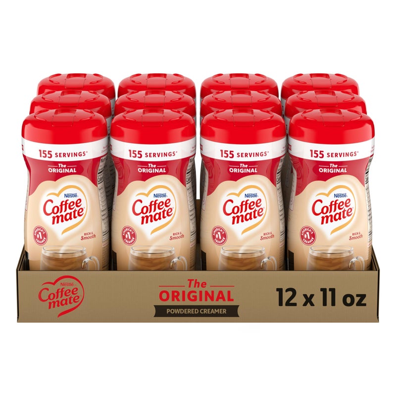Coffee Mate Nestle Coffee mate Coffee Creamer, Original, Powder Creamer, 11 oz Canister (Pack of 12) - Image 1