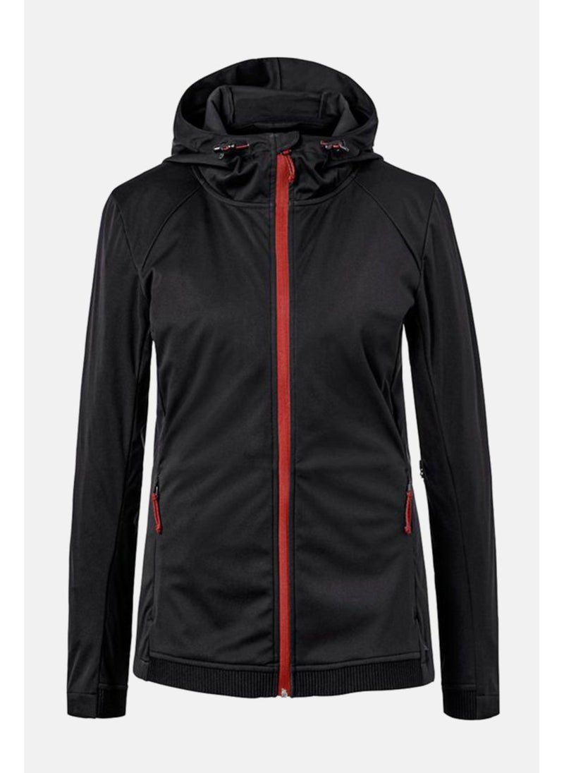 Tchibo Women Plain Lightweight Softshell Jacket, Black  - Image 5
