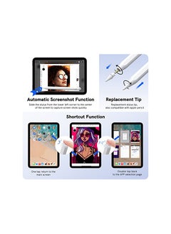 erorex iPad Pencil 2nd Generation with Magnetic & USB Charging, Stylus Pen for iPad with Palm Rejection, Compatible with iPad 10/9/8/7/6, iPad Mini 6/5, iPad Air 5/4/3, iPad Pro 11", iPad Pro 12.9" 6/5/4/3  - Image 3