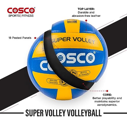 Cosco Super Volley Volleyball, Size 4 (Multicolour) (15002) - Image 3