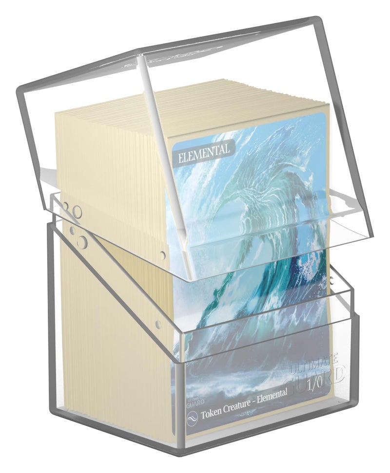 Ultimate Guard Boulder 80+ Classic, Deck Case for 80 Double-Sleeved TCG Cards, Clear, Secure & Durable Storage for Trading Card Games - Image 2