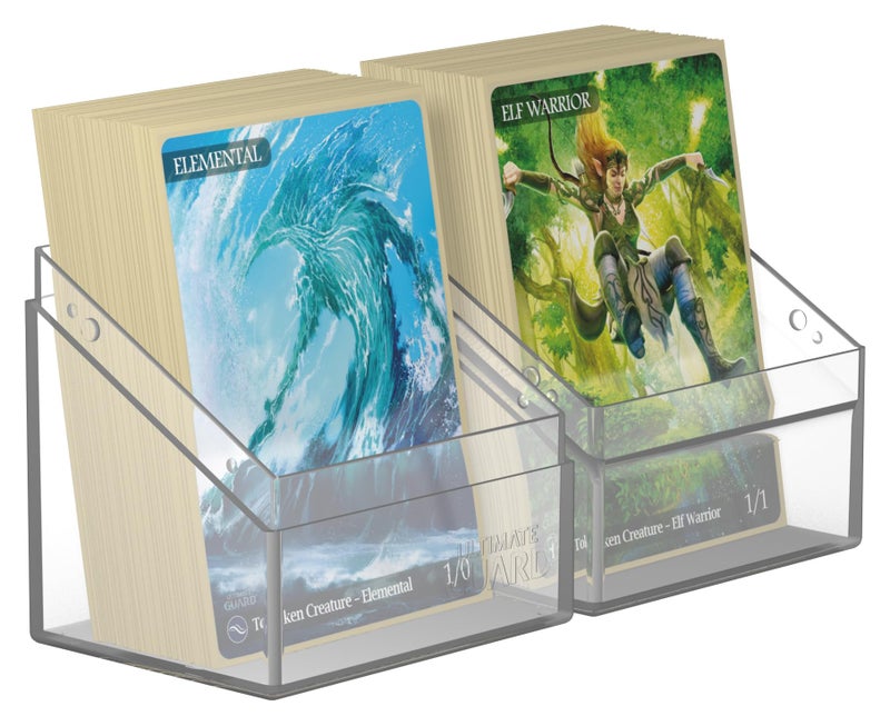 Ultimate Guard Boulder 80+ Classic, Deck Case for 80 Double-Sleeved TCG Cards, Clear, Secure & Durable Storage for Trading Card Games - Image 5