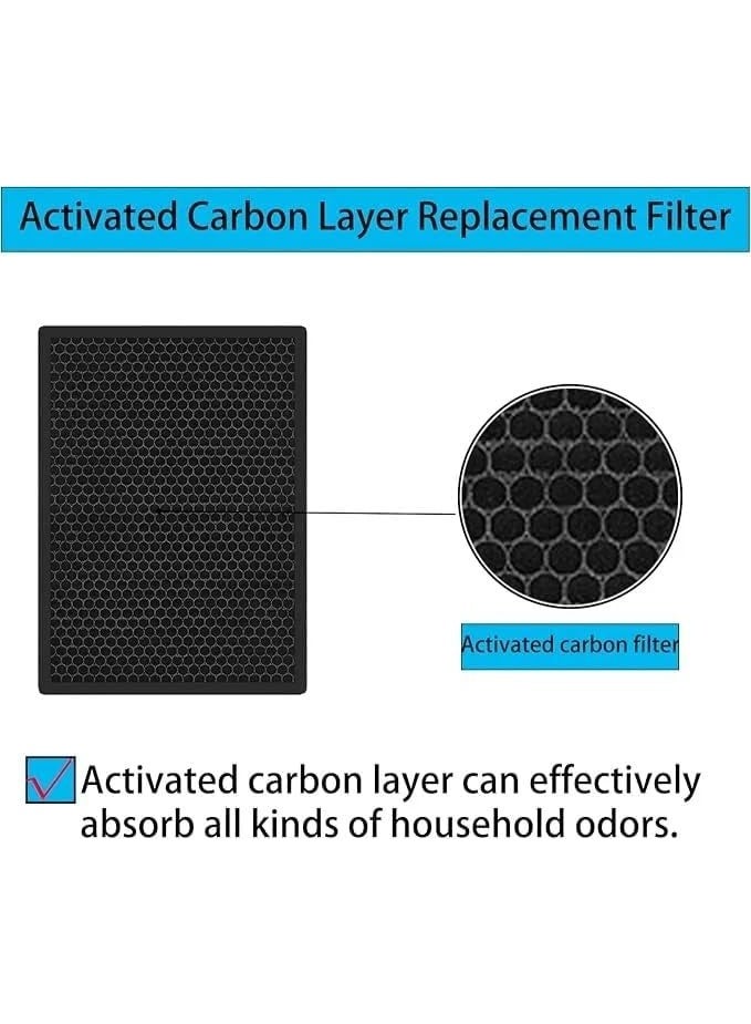 7MD HEPA Filter Replacement for Air Purifier, True HEPA 13 Filter, Removes Dust, Smoke, Odour, Pollen, Pet Hair, High Efficiency Air Purifier Filter, Long Lasting Fresh Air for Home, Office, Bedroom - Image 2