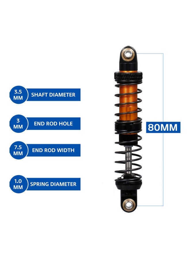 NIBEMINENT 4-Piece Adjustable Metal Shock Absorber Damper - Image 2