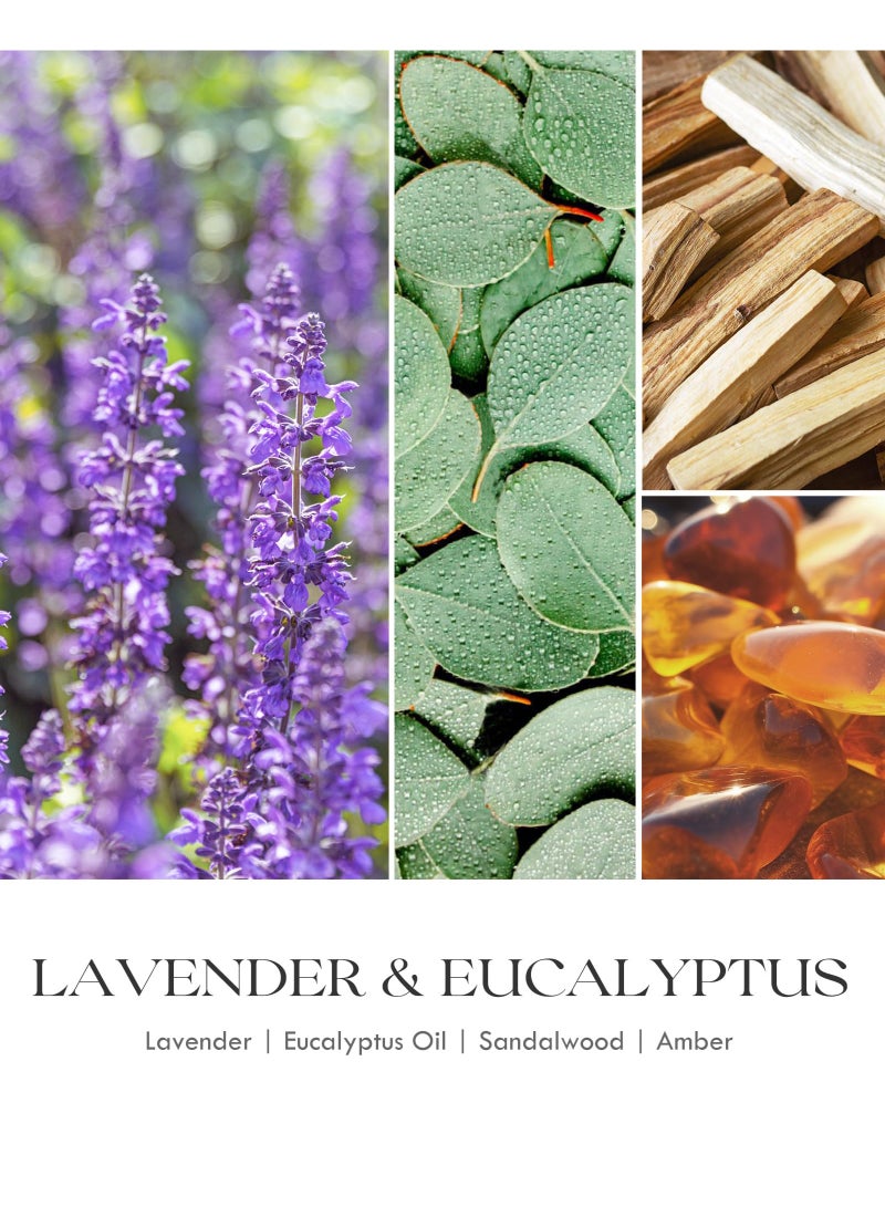 عربست شموع برائحة اللافندر للنساء - شمعة للعلاج بالروائح مع بلورات بداخلها، شموع الصويا 10 أونصات للمنزل برائحة عطرية، هدايا عيد ميلاد وشموع عيد الأم للنساء - Image 4