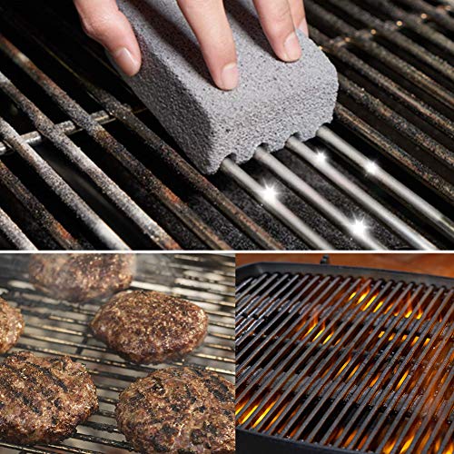 Ajmyonsp Griddle Cleaning Brick Block Heavy Duty Grill Cleaning Stone Bricks Flat Top Cookers Stone Griddle Scrubber Cleaner 3 Pack - Image 5