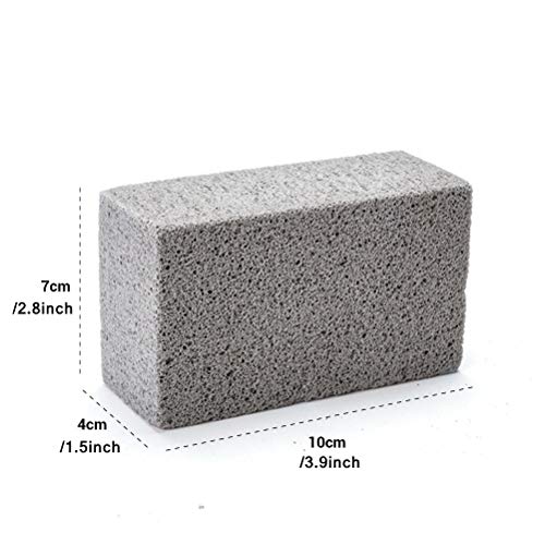 Ajmyonsp Griddle Cleaning Brick Block Heavy Duty Grill Cleaning Stone Bricks Flat Top Cookers Stone Griddle Scrubber Cleaner 3 Pack - Image 3