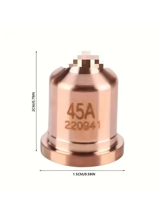 Excellent Nozzle 220990 Plasma Electrode Cutting Swirl Protective Cap Welding Accessory - Image 3