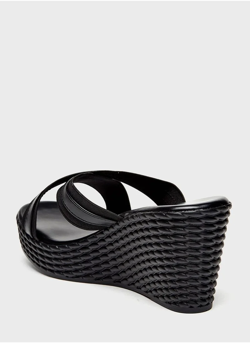 shoexpress Multi Strap Wedge Sandals