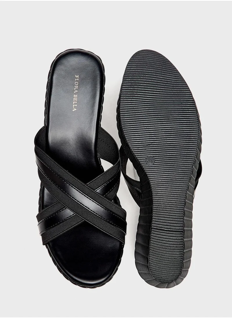 shoexpress Multi Strap Wedge Sandals