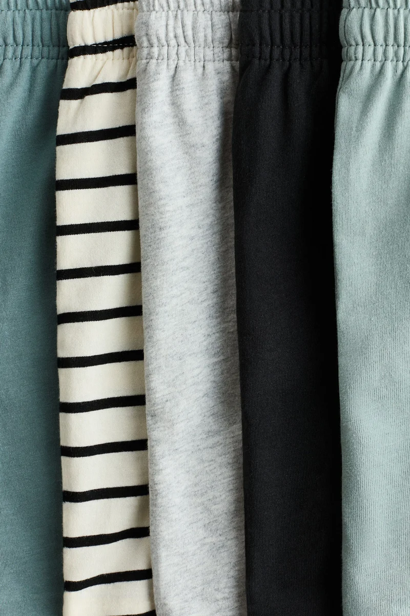 H&M 5-pack cotton jersey shorts