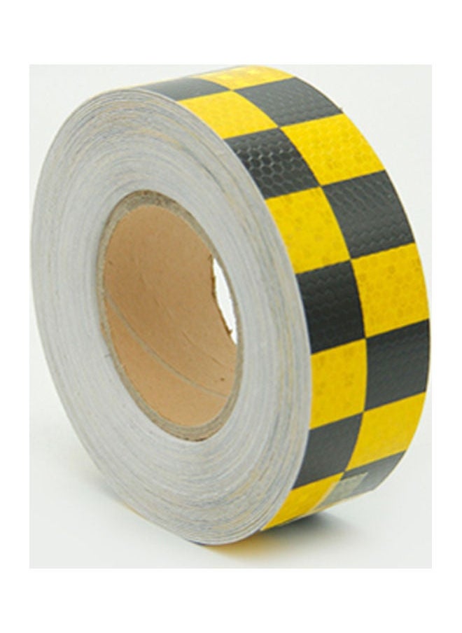 NIBEMINENT Reflective Safety Warning Tape 2500x5 Cm Black/Yellow 