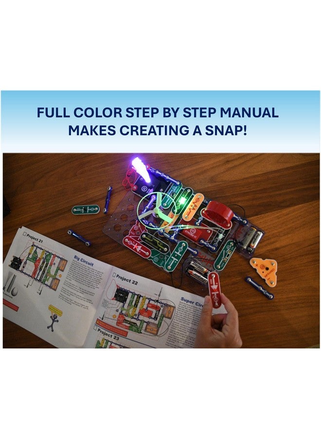 Snap Circuits Light Electronics Exploration Kit | Over 175 Exciting STEM Projects | Full Color Project Manual | 55+ Snap Circuits Parts | STEM Educational Toys for Kids 8+ - Image 5