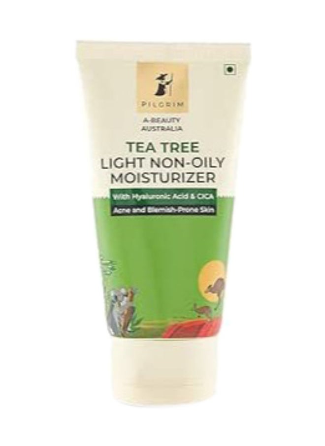 PILGRIM Australian Tea Tree oil free moisturizer for face for oily And acne prone skin with Hyaluronic acid And CICA  80 gm  - Image 1