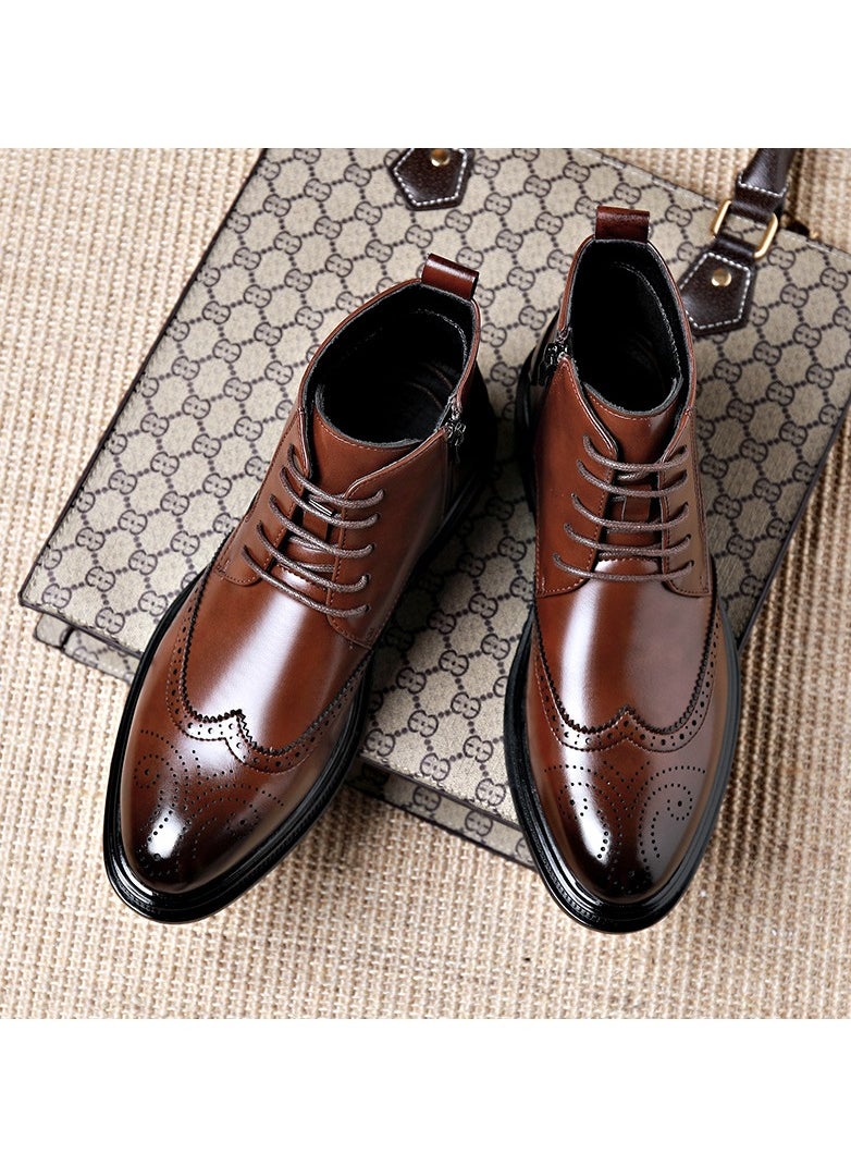 KUYING New Fashion Men's Martin Boots  - Image 2