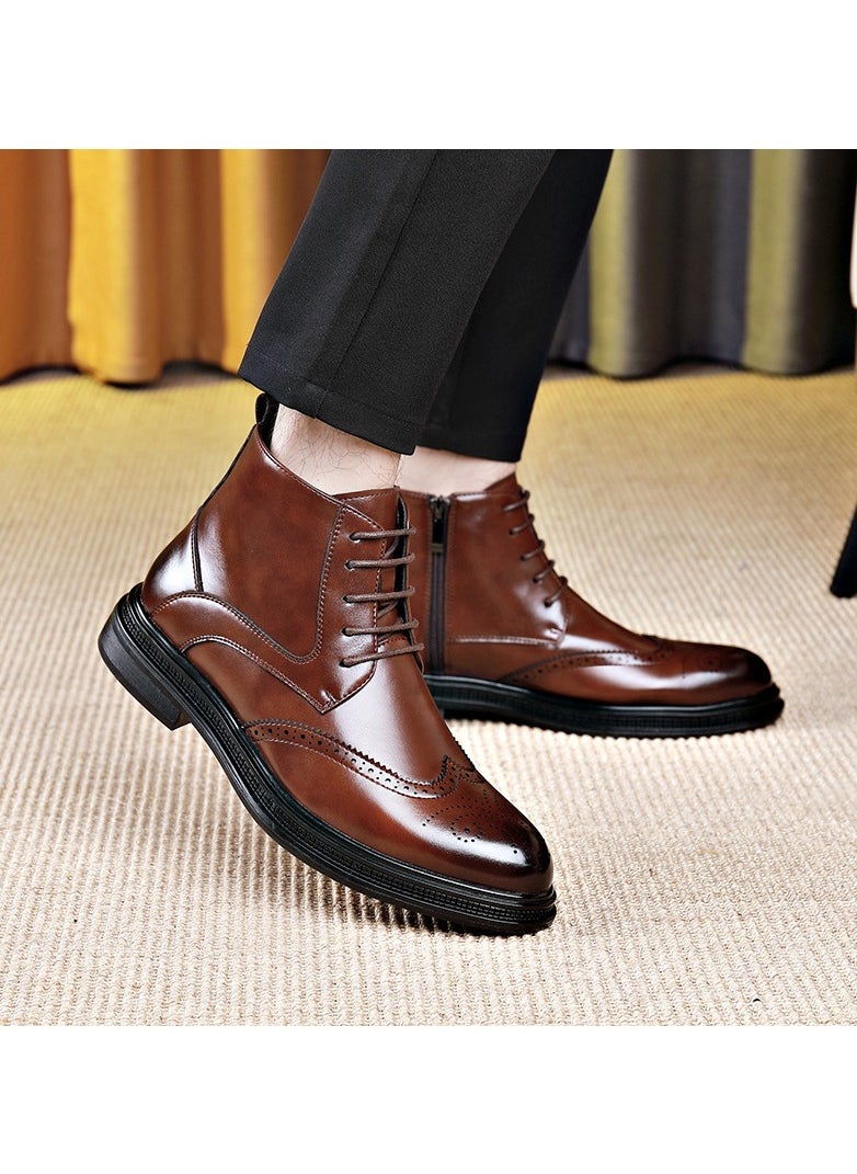 KUYING New Fashion Men's Martin Boots  - Image 4