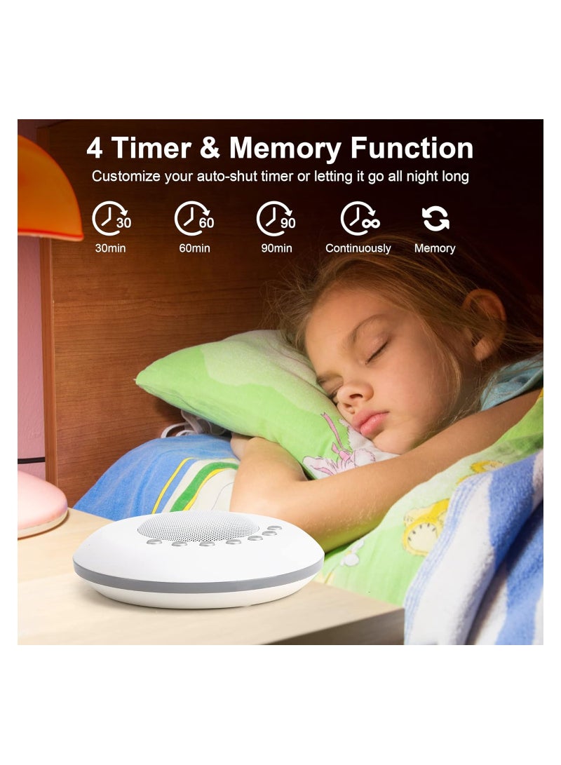 SOLARAE Sound Machine Baby, Noise Machine for Sleeping Baby Kids Adults, Portable Sound Machine with 28 Soothing Sounds, Baby Sleep Soothers, Shush, Noise Maker Machine, Lullaby, Registry Gift - Image 2