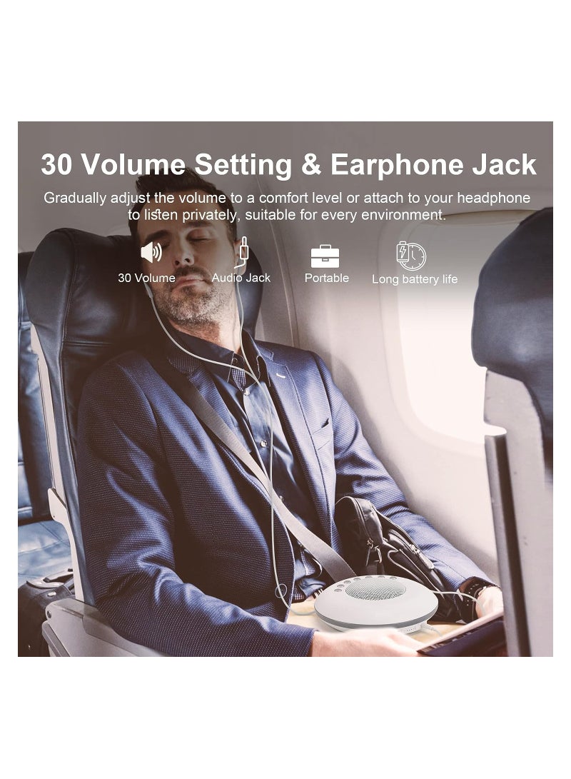 SOLARAE Sound Machine Baby, Noise Machine for Sleeping Baby Kids Adults, Portable Sound Machine with 28 Soothing Sounds, Baby Sleep Soothers, Shush, Noise Maker Machine, Lullaby, Registry Gift - Image 4