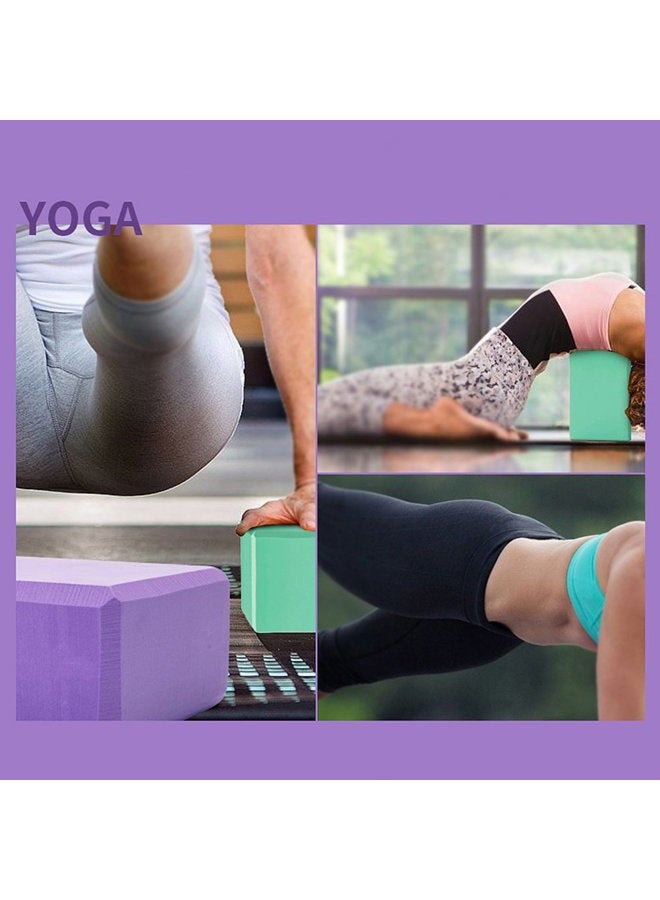 Dofover 2 Pack Yoga Block Brick Foaming Foam Home Exercise Fitness Gym Sport Tool Rose 225x 145x76mm - Image 4
