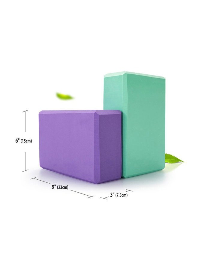 Dofover 2 Pack Yoga Block Brick Foaming Foam Home Exercise Fitness Gym Sport Tool Rose 225x 145x76mm - Image 3
